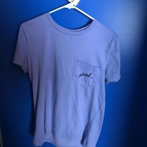 Pink Purple Shirt With sparkles on the back